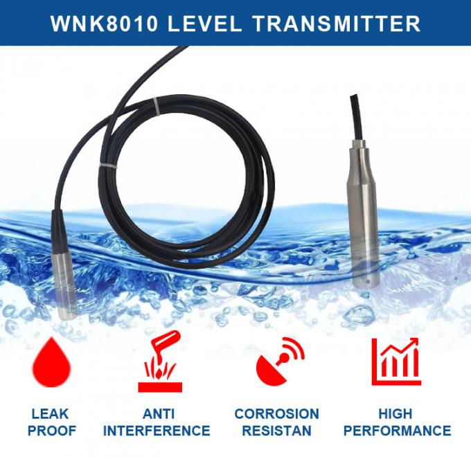 versenkbarer Füllstand-Sensor-Übermittler des Wasser-4-20Ma für Wasseröl